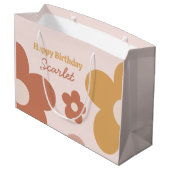 トレンディーボホデイジー ラージペーパーバッグ (裏面アングル)