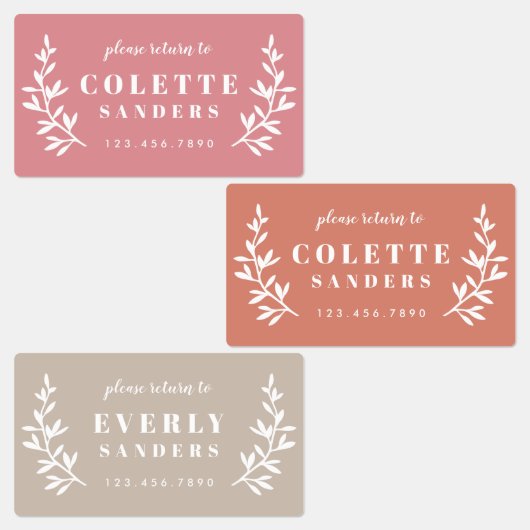 トレンディーボホトリオ防水名 ラベル (グループ)