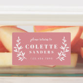 トレンディーボホトリオ防水名 ラベル (貼付)