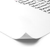 トレンディーボホドライパームと赤面花金ゴールド ポスター (角)