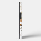 トレンディーボホニュートラル秋のワイルドフラワーオンホワイト Case-Mate iPhoneケース (裏面 / 右)