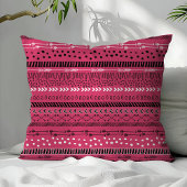 トレンディーボホピンクの矢印 クッション