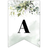 トレンディーボホユーカリプスグリーン16thバースデーパーティー バンティングフラッグ (第2の旗)