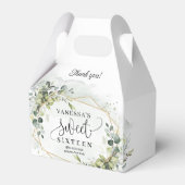 トレンディーボホユーカリ緑の金ゴールド16歳 フェイバーボックス (正面サイド)