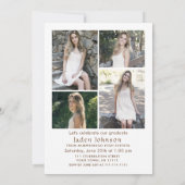 トレンディーボホリボン5 PHOTO卒業式パーティー 招待状 (裏面)