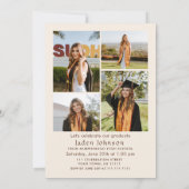 トレンディーボホリボン5 PHOTO卒業式パーティー 招待状 (裏面)