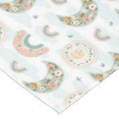 トレンディーボホレインボーフローラムーンサンベイビーシャワー テーブルクロス (アングル)