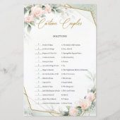 トレンディーボホ赤面と緑の漫画カップル (裏面)