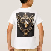 トレンディーボーイズグラフィックTシャツ – スタイリッシュ & Comforttab Tシャツ (裏面)