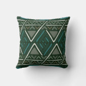 トレンディーボーホマッドクロス模様 クッション (裏面)