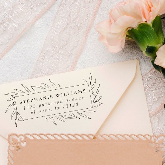 トレンディーボ離れタニカル差出人住所 ラバースタンプ