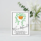 トレンディーポッテドハウスプラントニューホームムービング 案内ポストカード (スタンド正面)