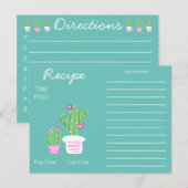 トレンディーポットサボテンレシピ ポストカード (正面/裏面)