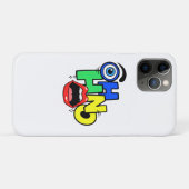 トレンディーポップアートのサッシーな唇 Case-Mate iPhoneケース (裏面(横))