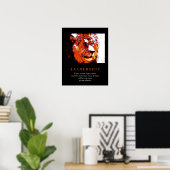 トレンディーポップ・アートのアートリーやる気を起こさせるダースライオンポスター ポスター (ホームオフィス)