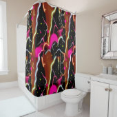 トレンディーポップ・アートの栽培シャワーカーテン シャワーカーテン (インサイチュ)