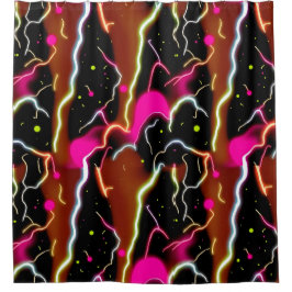 トレンディーポップ・アートの栽培シャワーカーテン シャワーカーテン