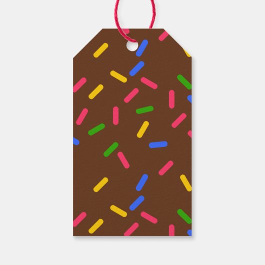 トレンディーポプシクル夏の誕生日パーティーありがとう ギフトタグ (裏面)