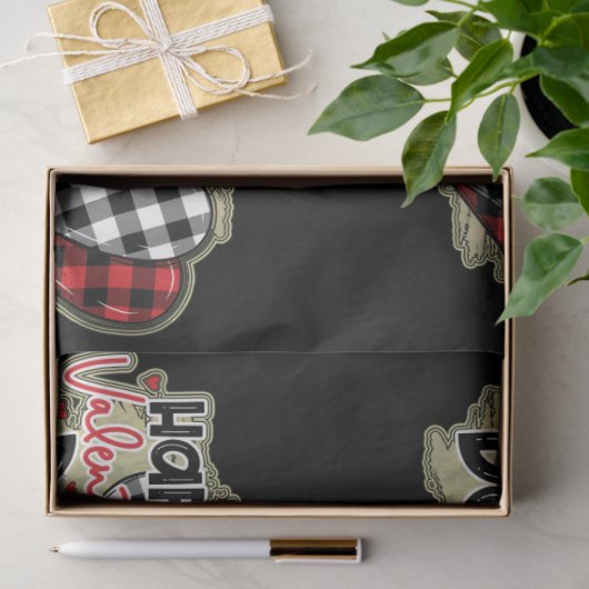 トレンディーマイヴァレンティーンズデイロング 薄葉紙 (ギフト)