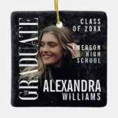 トレンディーマガジンカインスパイアバー卒業記念 セラミックオーナメント (正面)