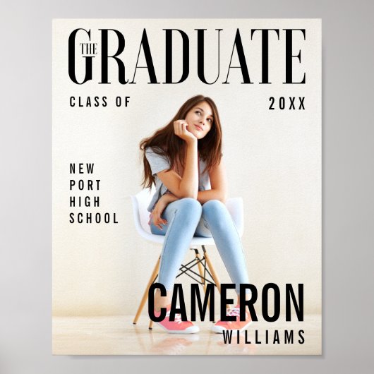トレンディーマガジンカバーインスパイア卒業ポスター ポスター (正面)