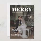 トレンディーマガジンカバークリ結婚したスマス シーズンカード (正面)