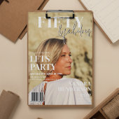 トレンディーマガジンカバー |第50回バースデーパーティー 招待状