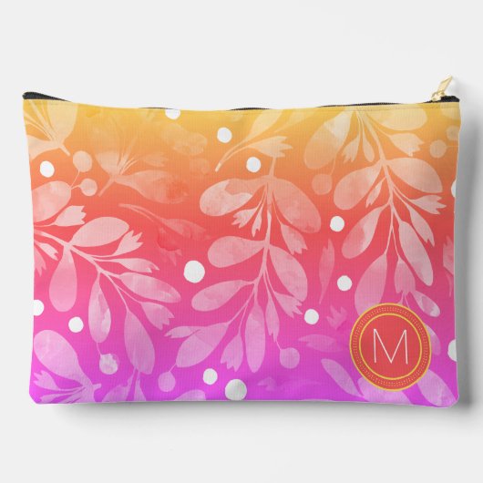 トレンディーマザーズデイタイポグラフィトイレタリーバッグ アクセサリーポーチ (裏面)