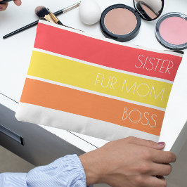 トレンディーマザーズデイタイポグラフィトイレタリーバッグ アクセサリーポーチ