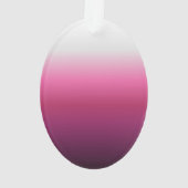 トレンディーマゼンタマルーンmarsala burgundy グラデーション オーナメント (裏面)