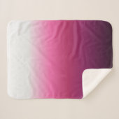 トレンディーマゼンタマルーンmarsala burgundy グラデーション シェルパブランケット (正面(横))