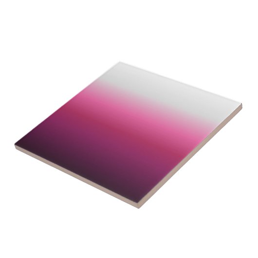 トレンディーマゼンタマルーンmarsala burgundy グラデーション タイル (側面)