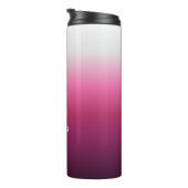 トレンディーマゼンタマルーンmarsala burgundy グラデーション タンブラー (回転右)
