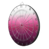 トレンディーマゼンタマルーンmarsala burgundy グラデーション ダーツボード (正面右)