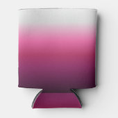 トレンディーマゼンタマルーンmarsala burgundy グラデーション 缶クーラー (正面)