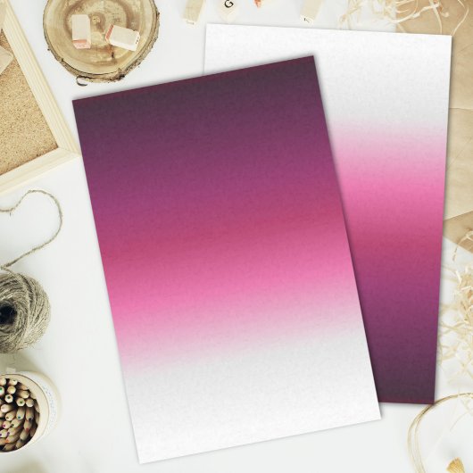 トレンディーマゼンタマルーンmarsala burgundy グラデーション 薄葉紙