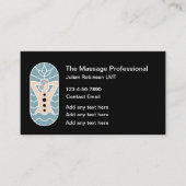 トレンディーマッサージセラピー名刺デザイン 名刺 (正面)