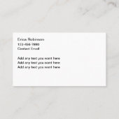 トレンディーマッサージ美しいスパ名刺 名刺 (裏面)