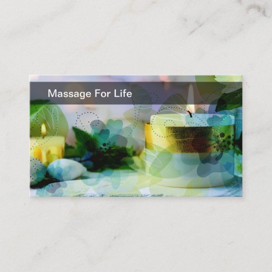 トレンディーマッサージ美しいスパ名刺 名刺 (正面)