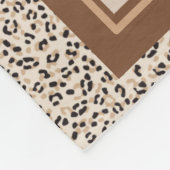 トレンディーママ！カスタムLeopardプリントママ引用文 フリースブランケット (角)