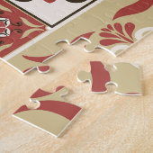 トレンディーマルサラモロッコタイルパターン ジグソーパズル (側面)