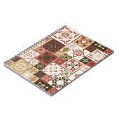 トレンディーマルサラモロッコタイルパターン ノートブック (左側)