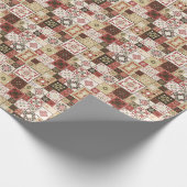 トレンディーマルサラモロッコタイルパターン ラッピングペーパー (角)