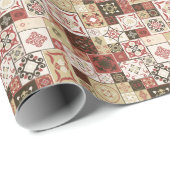トレンディーマルサラモロッコタイルパターン ラッピングペーパー (ロールコーナー)
