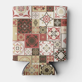 トレンディーマルサラモロッコタイルパターン 缶クーラー