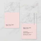 トレンディーマーブモダンル化粧アーティスト 名刺 (正面/裏面)