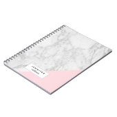 トレンディーマーブルテクスチャ ノートブック (左側)