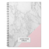 トレンディーマーブルテクスチャ ノートブック (正面)