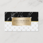 トレンディーマーブルメークアップアーティスト美容師サロン 名刺 (正面)