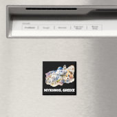 トレンディーミコノスギリシャヴィンテージトラベル マグネット (インサイチュ (食洗機))